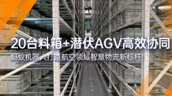 螞蟻機器人|20臺料箱+潛伏AGV 打造航空智慧物流標桿